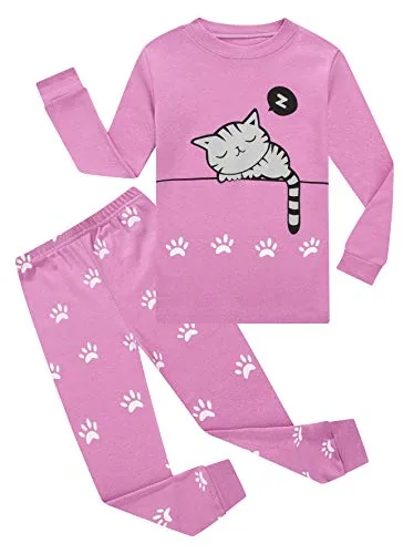 Cat Long Sleeve Pajama Set