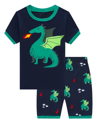 Dragon Short Sleeve Pajama Set (size 12)