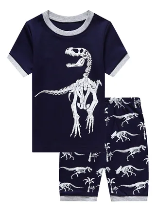 Dinosaur Short Sleeve Pajama Set (size 6)