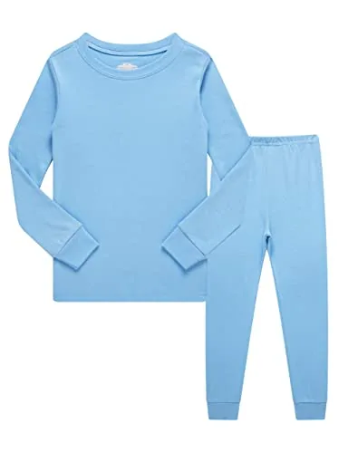 Long Sleeve Pajama Set, Blue (size 3)