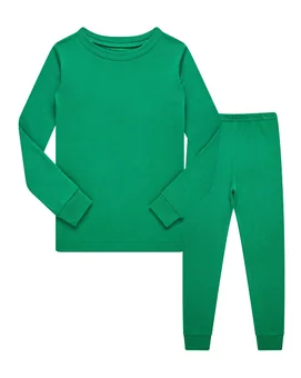 Christmas Long Sleeve Pajama Set, Green (size 2)