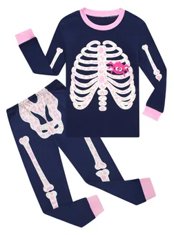 Halloween Long Sleeve Pajama Set, Blue