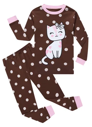Cat Long Sleeve Pajama Set