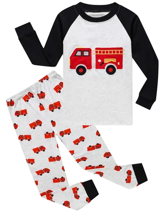 Fire Truck Pajama Set
