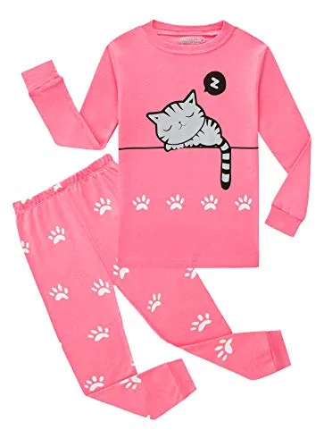 Cat Long Sleeve Pajama Set