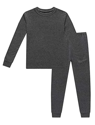 Solid Pajama Set, Grey (size 16)